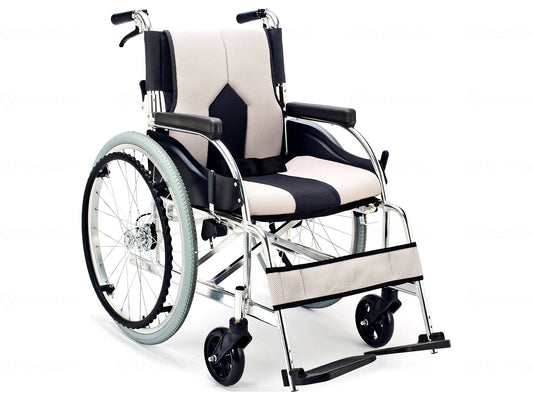 마키텍 휠체어 칼라즈 라이트 그레이 좌폭 42-앞좌 43 cm