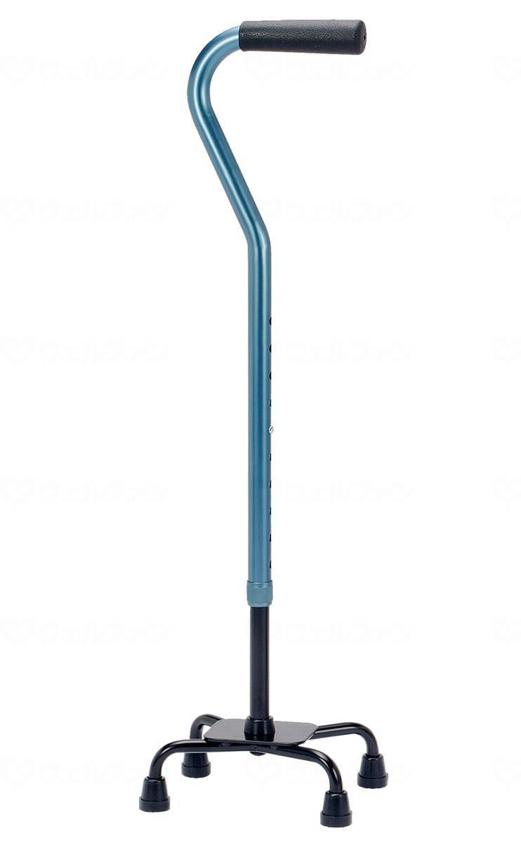Makitec Aluminum 4-Point Support Cane 30 Series Blue