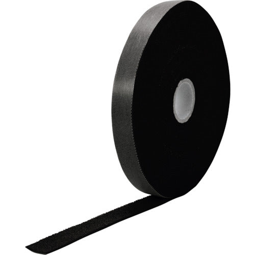 TRUSCO Magic Cable Roll Tie Width 15mm x Length 10m Black TRMGTP-15BK 1 Roll
