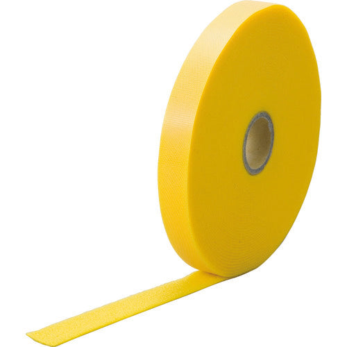 ＴＲＵＳＣＯ　マジックケーブルロールタイ　幅１５ｍｍＸ長さ１０ｍ黄　TRMGTP-15Y　1 巻