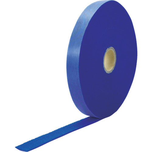 TRUSCO Magic Cable Roll Tie Width 20mm x Length 10m Blue TRMGTP-20B 1 Roll