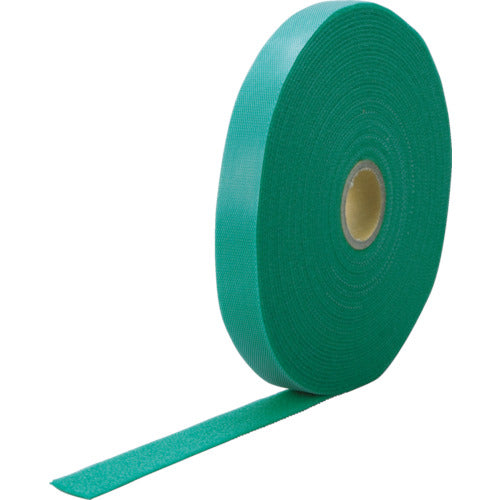 TRUSCO Magic Cable Roll Tie Width 20mm x Length 10m Green TRMGTP-20GN 1 Roll