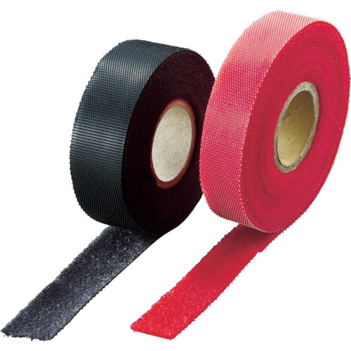 TRUSCO Magic Cable Roll Tie Width 20mm x Length 10m Red TRMGTP-20R 1 Roll