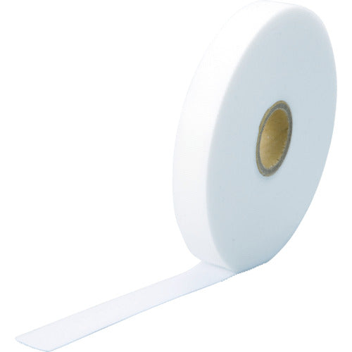 TRUSCO Magic Cable Roll Tie Width 20mm x Length 10m White TRMGTP-20W 1 Roll