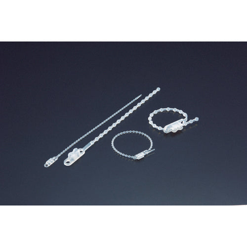 TRUSCO Double Head Knot Tie Width 2.0mm x 145mm Maximum binding φ35 White TRKTV-145E 1 bag