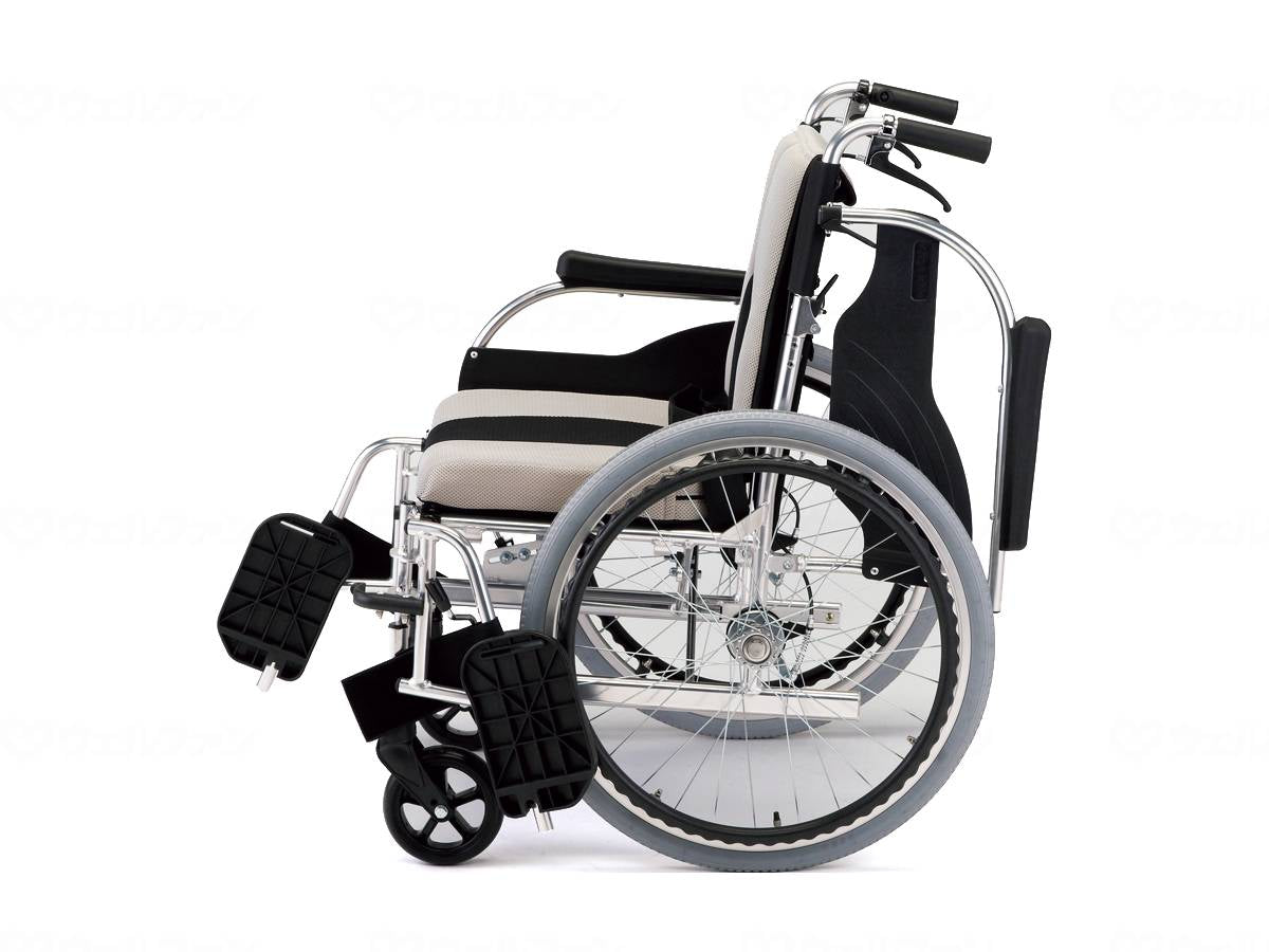 Makitec Wheelchair Colors Swing Out Type (Self-Propelled Folding Back) Navy 40