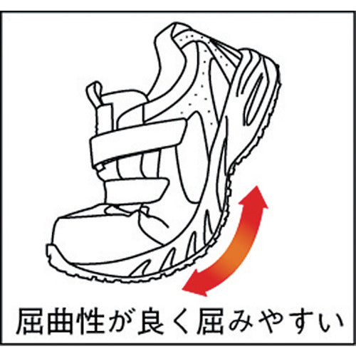 Midori Anzen Sneakers with Plastic Toe Cap for Rooftop Work YG15 28.0cm YG15-BL-28.0 1 Pair