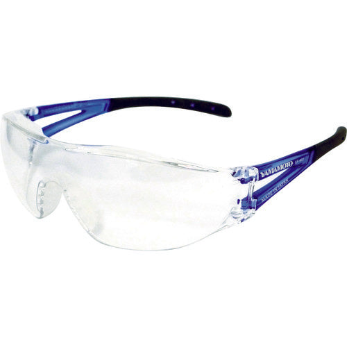 야마모토 일안형 세이프티 글라스 렌즈색 클리어 템플 칼라 블루 JIS 규격품 1022440168 LF-401 1개