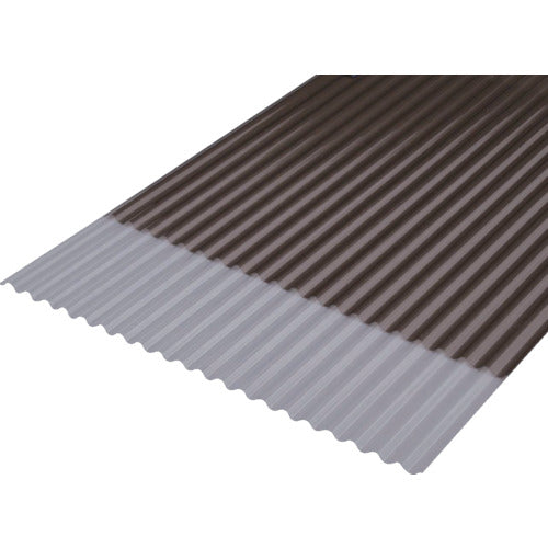IRIS 542489 Lightweight Polycarbonate Corrugated Sheet 6ft Bronze NIPC-605-BZ 1 Sheet