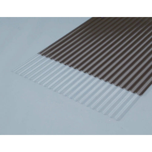 IRIS 542488 Lightweight Polycarbonate Corrugated Sheet 6ft Clear NIPC-605-CL 1 Sheet
