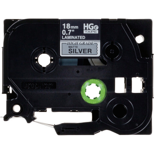 ブラザー　ＨＧＥテープ　黒文字／銀（つや消し）／１８ｍｍ　HGE-M941V　1 PK