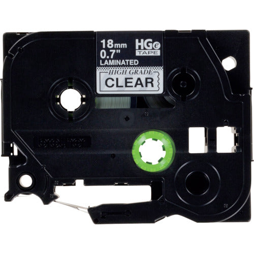 Brother HGE Tape Black/Transparent/18mm HGE-141V 1 PK