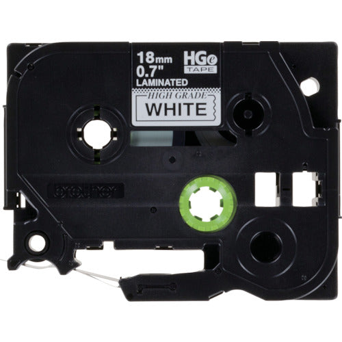 ブラザー　ＨＧＥテープ　黒字／白地／１８ｍｍ　HGE-241V　1 PK