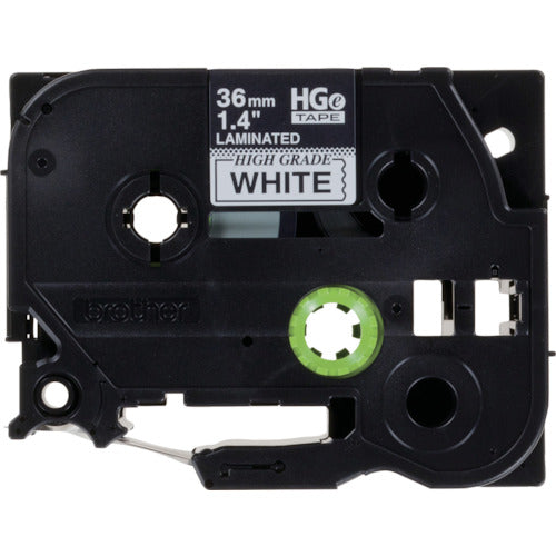 ブラザー　ＨＧＥテープ　黒字／白地／３６ｍｍ　HGE-261V　1 PK