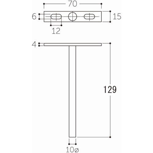MK N-001 Hidden shelf bracket N-001 000 1 piece