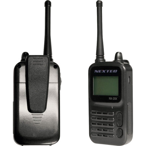 F. R. C. 소형・경량 특정 소전력 트랜시버 2대 세트(블랙) NX-20X(BK) 1 상자