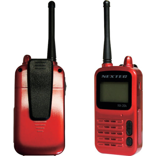 F. R. C. 소형・경량 특정 소전력 트랜시버 2대 세트(와인 레드) NX-20X(WR) 1 상자