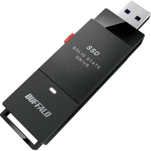 BAFFALO PC Compatible USB 3.2 (Gen2) TV Recording Stick-type SSD 2TB Black Type-C Included SSD-SCT2.0U3-BA 1 Piece