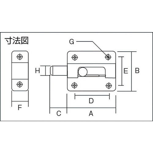 Ｂｅｎｒｙ　塗りラッチ・小　SH-LM-30　1 個