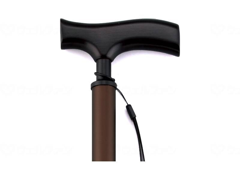 Makitech Reliable Walking Stick, Extendable and Thick, Brown
