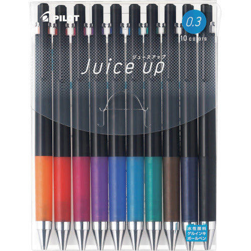 파일럿 겔 잉크 볼펜 주스업 0.3 10색 세트 LJP200S3-10C 1 PK