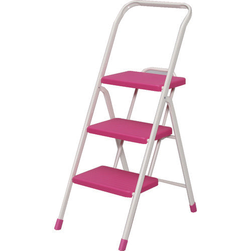 ＩＲＩＳ　２０１９９８　折りたたみステップ　ＯＳＵ−３　ピンク　OSU-3-PK　1 台