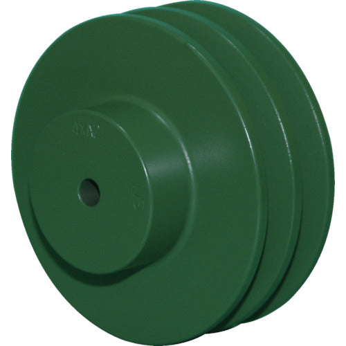 カネミツ　ＮＳ　標準　Ｖプーリー呼び径４　Ａ形２本掛　NS4XA2　1 個