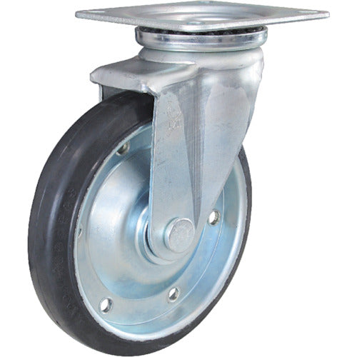 IK Steel Wheel Swivel Rubber Wheel Φ200 IK-200J 1 pc