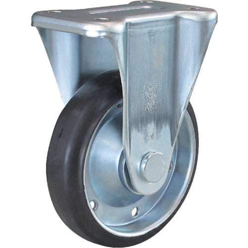 IK Steel Wheel Rubber Wheel Fixed Caster Φ200 IK-200K 1 pc