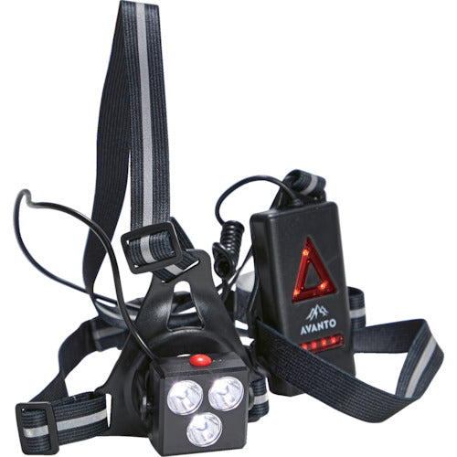 アヴァント　チェストライト　“トリプルビーム”　黒　X002YQO3HP　1 個