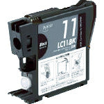 ELECOM PLAISIR 범용 잉크 카트리지 블랙 형제 용 PLE-BR11B 1 개