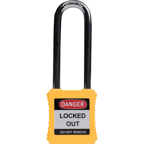 Ifam Lockout Padlock Steel Shackle (Long) Yellow 044786 1 pc