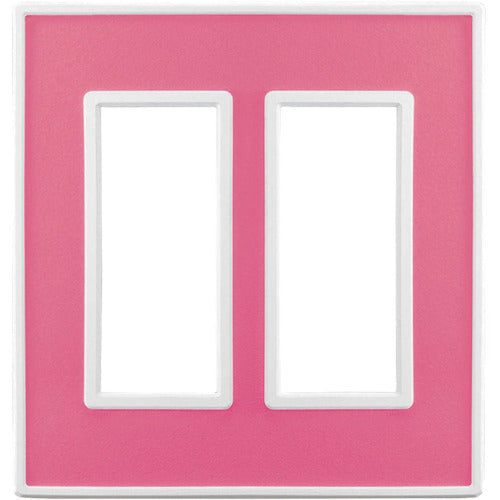 SUGATSUNE (210032225) PXP-FW02-AP 스위치 플레이트 콘센트 플레이트 (2연) PXP-FW02-AP 1장