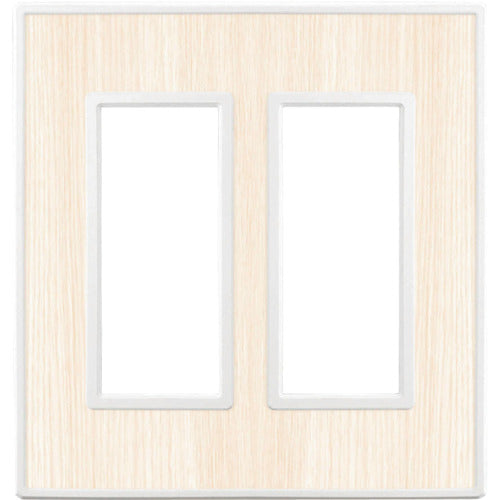 SUGATSUNE (210032221) PXP-FW02-WW Switch Plate/Outlet Plate (2-unit) PXP-FW02-WW 1 piece