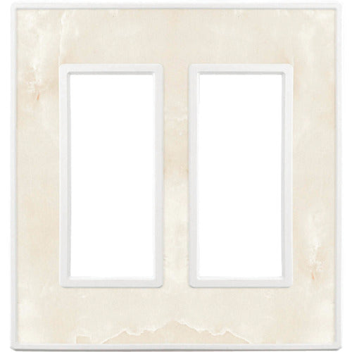 SUGATSUNE (210032223) PXP-FW02-SW 스위치 플레이트 콘센트 플레이트 (2 연속) PXP-FW02-SW 1 장