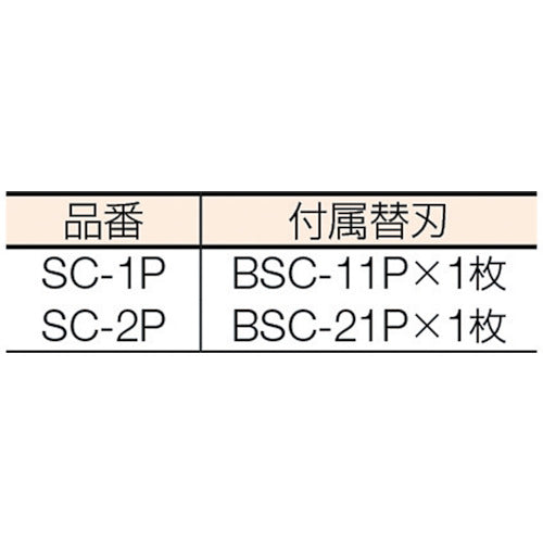 ＮＴ　スクレーパーＳＣ−１Ｐ　全長１６４×刃幅２８ｍｍ　SC-1P　1 丁