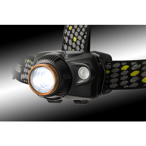 GENTOS Hybrid Headlight with Sub Warm LED Double Star 300H WS-300H 1 unit