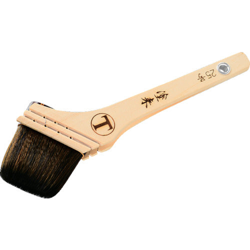 大塚　水性用刷毛　塗来　建築用　筋違　黒　２５号　1027240025　1 本