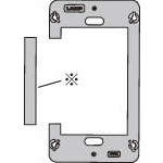 SUGATSUNE (210027207) PXP-UU01-RL Switch Plate/Outlet Plate PXP-UU01-RL 1 set