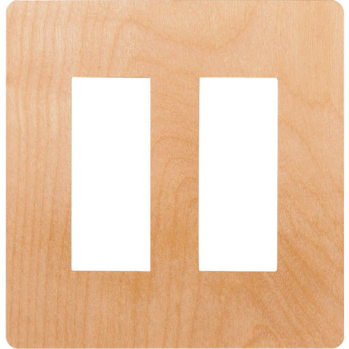 SUGATSUNE (210032245) PXP-WR02-MK Switch plate/Outlet plate (2-unit) PXP-WR02-MK 1 set