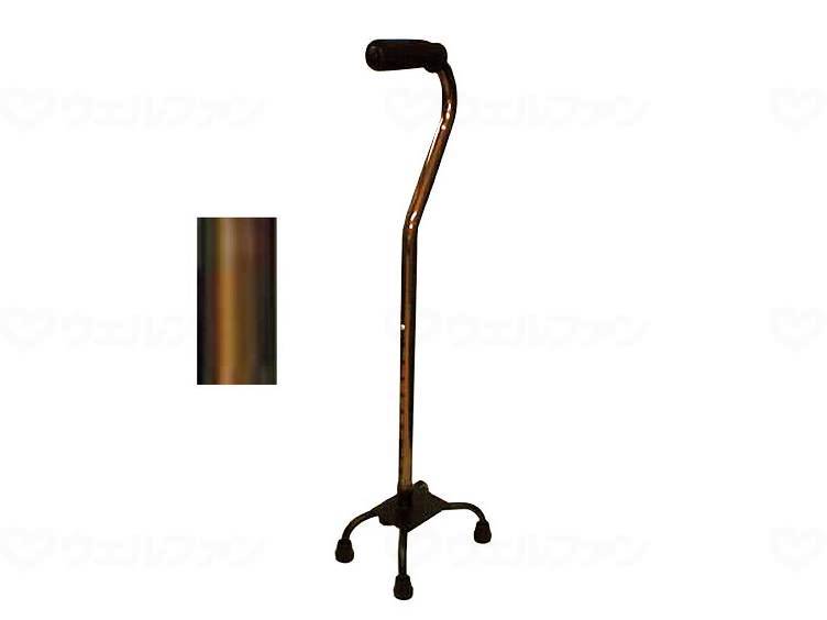 Fuji Home 4-pronged cane, amber, large
