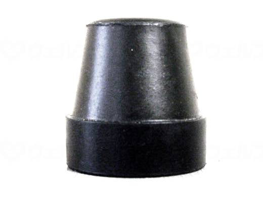 Replacement rubber for Fuji Home 4-pronged cane (2 pieces) Black 16φ