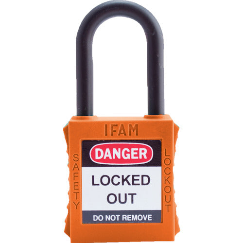 Ifam Lockout Padlock Nylon Shackle Orange 044920 1 pc