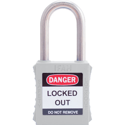 Ifam Lockout Padlock Stainless Steel Shackle White 044670 1 pc