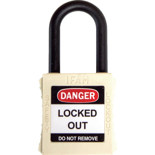 Ifam Lockout Padlock Nylon Shackle White 044680 1 pc