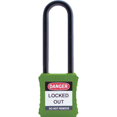 Ifam Lockout Padlock Nylon Shackle (Long Thread) Green 044846 1 pc