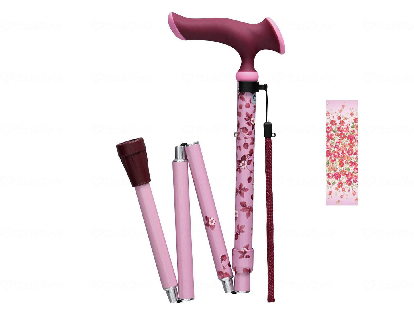 후지 홈 카루가모 팜 폴딩 S (무늬) 핑크 부케 S