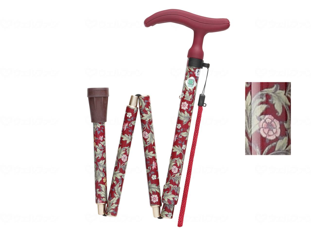 Fujihome Active Grace Folding S Wine Red