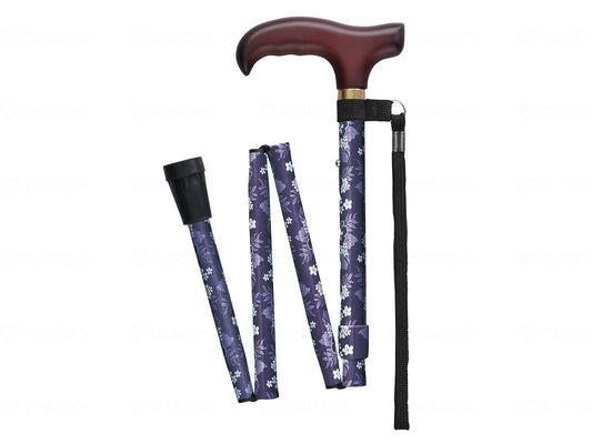 Fuji Home Basic Folding Floral Navy S