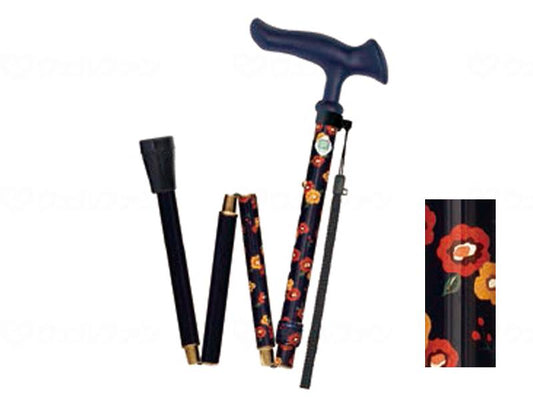 フジホームかるがもﾌｧﾑⅡ 折畳 花柄ﾈｲﾋﾞｰ